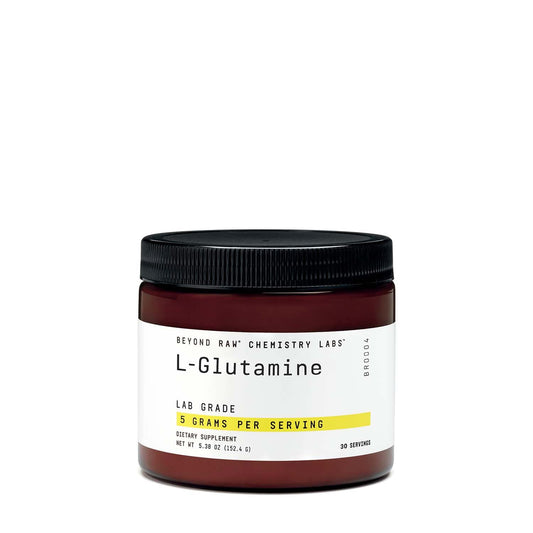BEYOND RAW Chemistry Labs L-Glutamine Powder | Supports Muscle Function | 30 Servings
