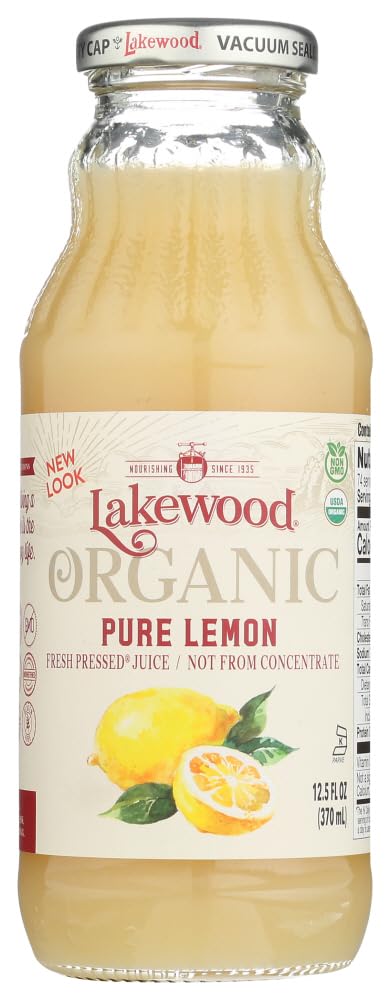 LAKEWOOD JUICE LEMON PURE ORG 125 FO by Lakewood
