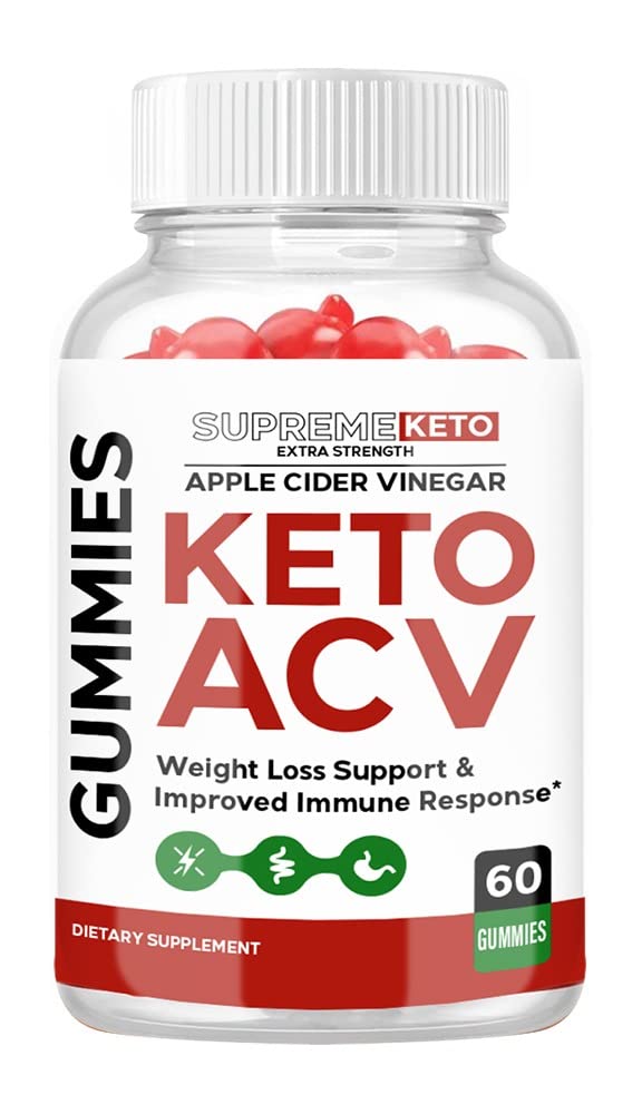 nutradash Supreme Keto ACV Gummies - Supreme Keto ACV - Supreme Keto Gummmies Extra Strength (60 Gummies - 1 Month Supply)
