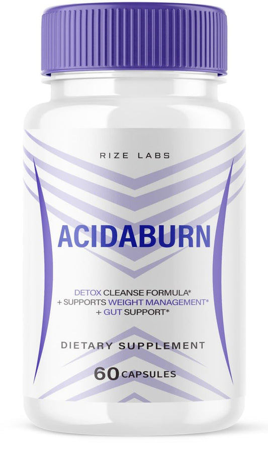 Acidaburn Capsules, Acidaburn Advanced Pill for Healthy Weight Loss, Acidaburn Active Lifestyle for a Better Life, Acidaburn Maximum Strength Formula, Acidaburn Reviews (60 Capsules)