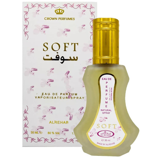Al-Rehab Soft Eau de Parfum Spray for Women, 1.18 Ounce