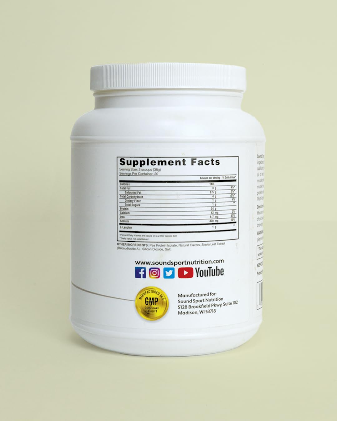 Sound Sport Nutrition Plant-Based Protein