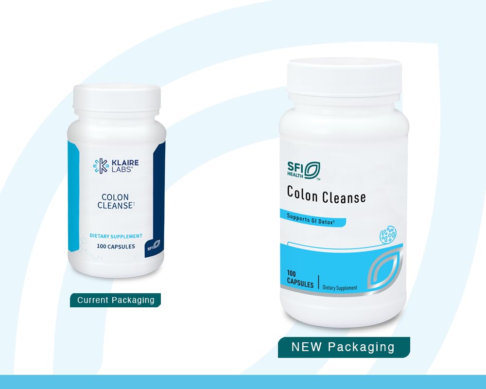 Klaire Labs (Complementary Prescriptions) Colon Cleanse, 100 Capsules