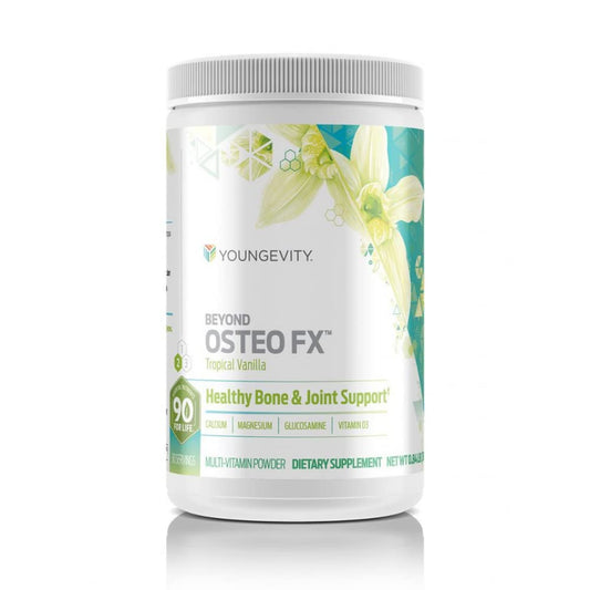 Beyond Osteo-FX™ Powder - Calcium 1200 mg with Vitamin D3, Tri-Calcium Phosphate, Magnesium, and Zinc - Calcium Citrate Supplement for Women & Men - Non-GMO, Gluten-Free - Tropical Vanilla, .84 lbs