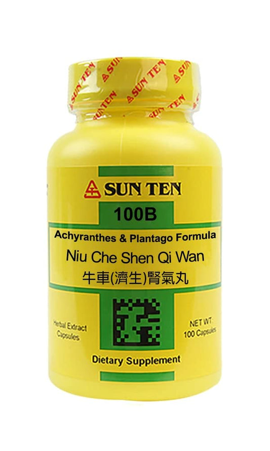 SUNTEN - Achyranthes & Plantago Formula Capsules/NIU Che (Ji Sheng) Shen Qi Wan/牛車腎氣丸