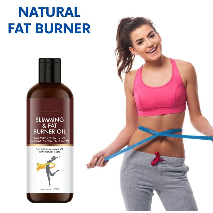 Fa.t Burner For Men, Fa.t Loss O.il, Fat Burning Oi.l, Weight Loss O.il, Slimming Oil, Belly Fat Burners For Women & Men, Motapa Kam Karne Ki Dawai, Anti Cellulite Oil,120 ml Pack of 1