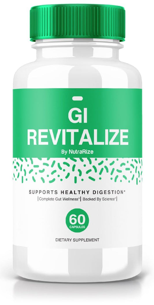 GI Revitalize Capsules - GI Revitalize Pro Pills to Support Healthy Digestion, GI Revitalized Advanced Formula for Gut Health, G I Revitalizer Maximum Strength Supplement Reviews (60 Capsules)