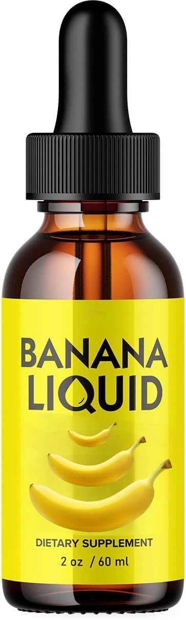 Banana Supplement Liquid Original 60ml Banana Extract Liquid for Women Gut Health 1 Pack