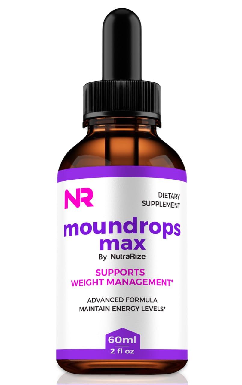 Moundrops Max, Official MounDrops Max To Maintain Energy Levels and Fitness, All Natural Formula For Healthy Body & Overall Well-Being, Moun drops Max Liquid Dropper, Gotas Review (30 Servings)
