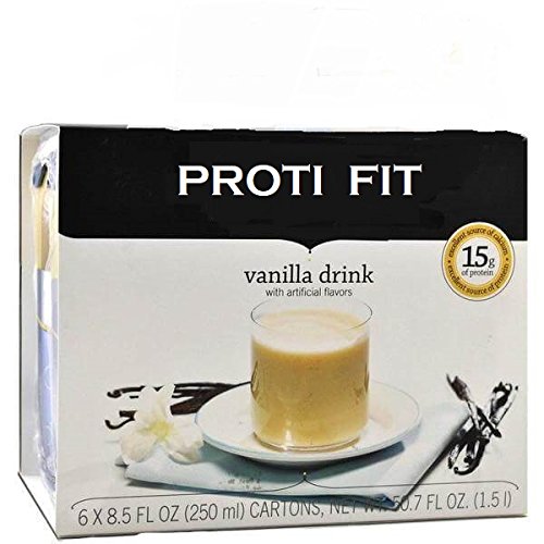 Proti Fit Vanilla Ready To Drink 6 Pack Ideal Protein Compatible