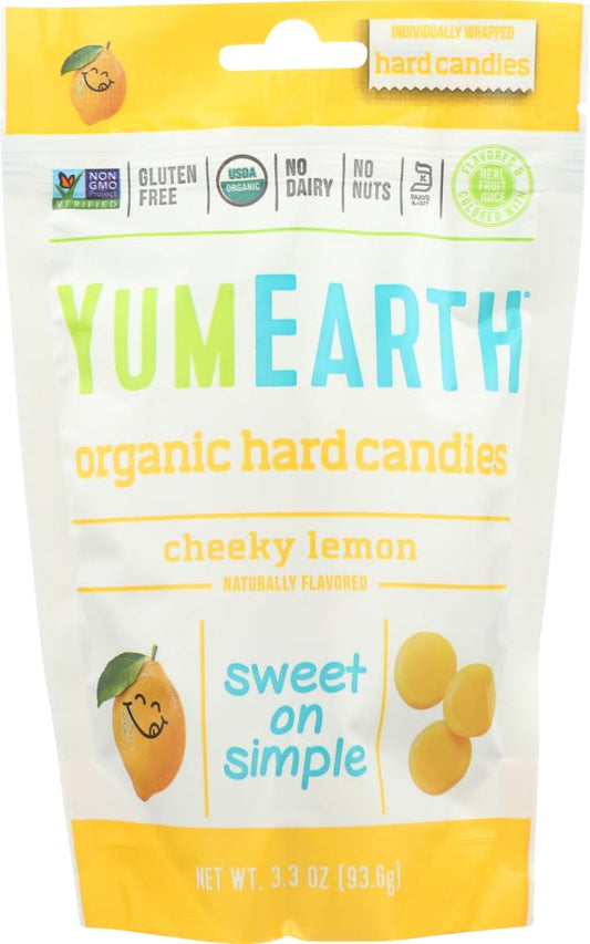 YumEarth Organic Hard Candies Cheeky Lemon 33 oz 935 gPack of 2