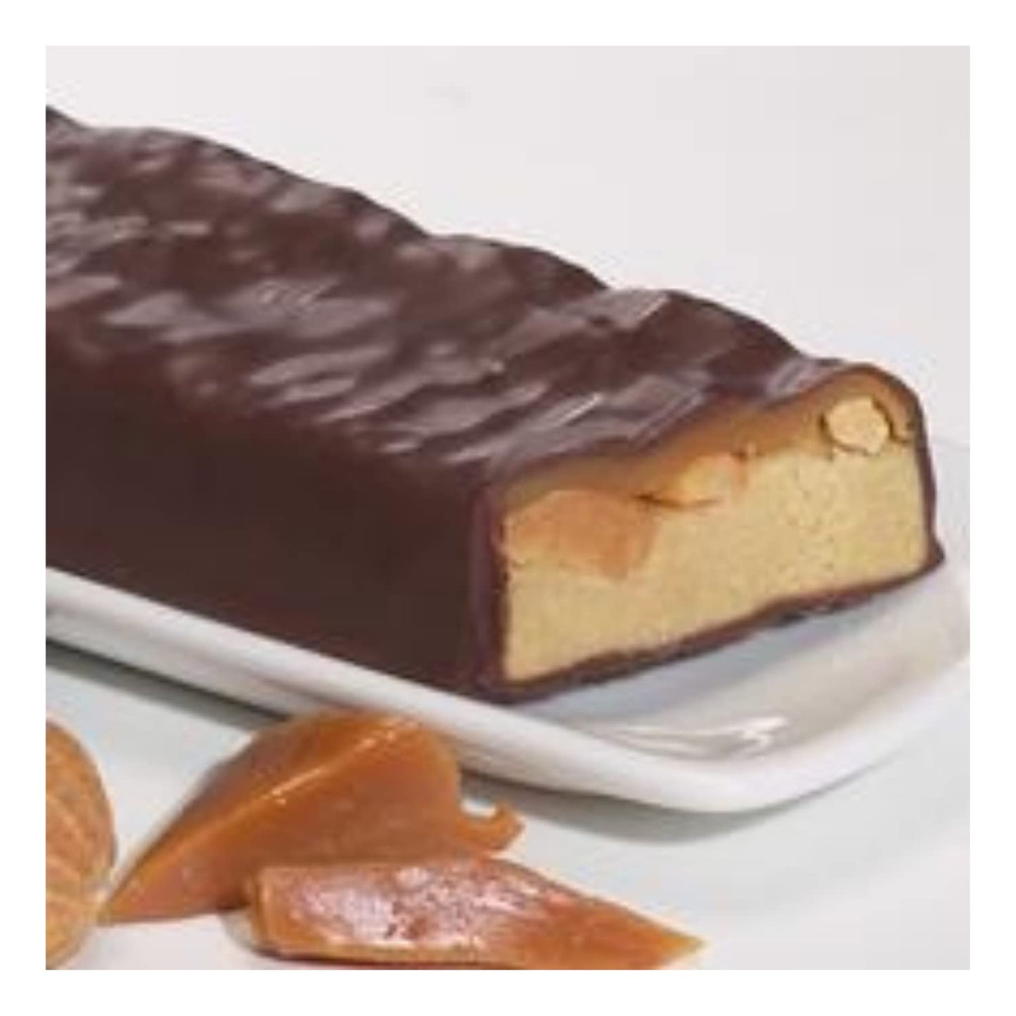 PROTIFIT - Low Calorie Caramel Nut Protein Bar 3 Pack, High Protein, 15g Protein, Low Carb, Low Sugar, Ideal Protein Compatible, 7 Servings Per Box, (3 Pack)