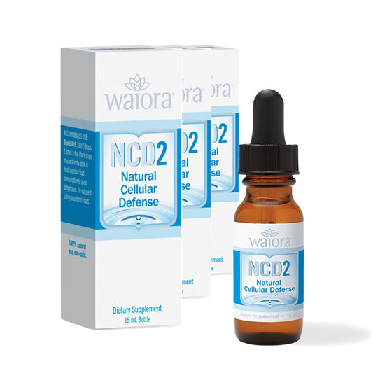 NCD2 by Waiora, Activated Liquid Zeolite Drops for Natural Body Cleanse, Promote Immune Support and pH Balance, Mix in Food/Drink, All Natural, 3 (0.5 oz) bott, 270 serv.