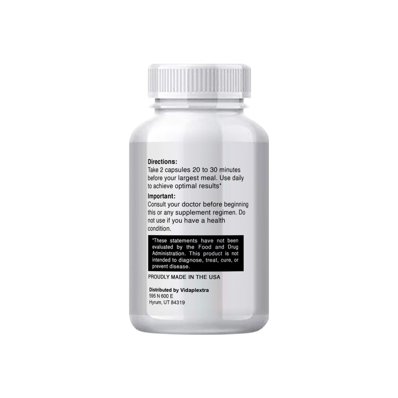 VIDAPLEXTRA Sugar Delete Capsules - Sugar Delete Capsules (2 Pack, 120 Capsules)