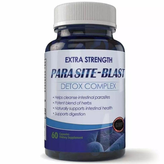 Parasite-Blast Detox Cleanse - for Full-Body Detox & Wellness, Natural Cleanse- 60 Capsules