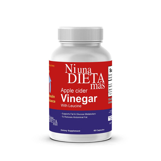 Reduce Abdominal Fat - Apple Cider Vinegar Capsules - Best for Weight Loss - NI UNA DIETA MÁS