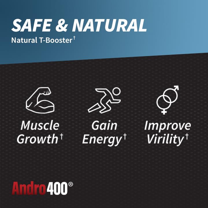 Andro400 T Booster Supplement (3 Pack, Ultra Max)