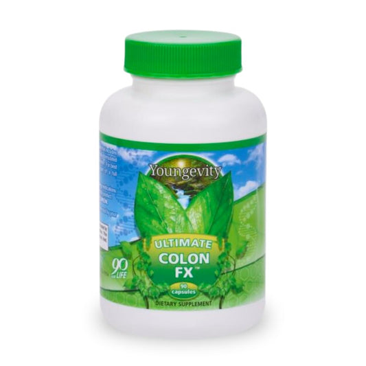 Youngevity Ultimate Colon FX™ - Proprietary Herbal Blend for Natural Colon Cleansing and Digestive Health Support - 90 Capsules (Pack of 1)