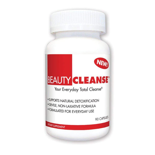 BeautyFit BeautyCleanse Natural Detox Capsules - Gentle and Non-Laxative Herbal Detox - Supports Elimination and Provides Protection Against Oxidative Stress - Safe for Daily Use - 90 Count