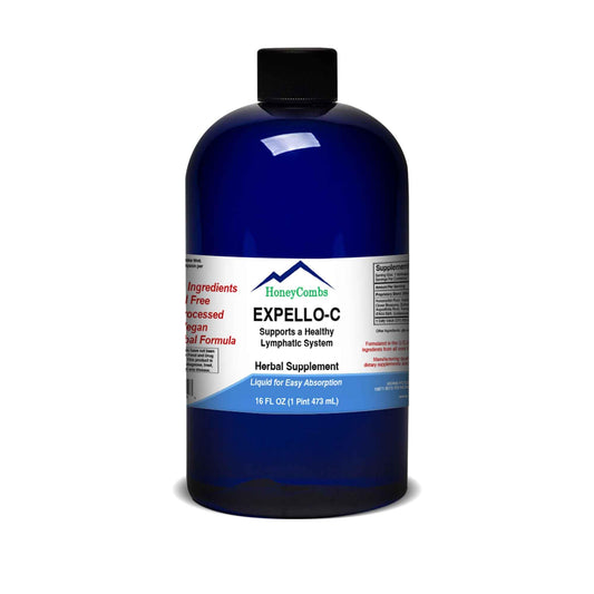Expello-C - Ultimate Cellular Detox - Cleanse and Detox - Echinacea, Goldenseal & Red Clover Supplement - Alcohol-Free Liquid Liver Cleanse, Kidney Cleanse and System Booster, 16 Fl Oz.