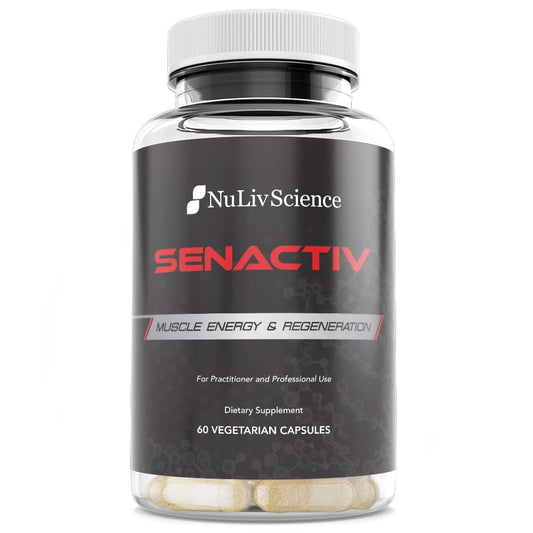Senactiv Glycogen Fuel and Muscle Recovery Supplement, 60 Capsules, Packaged Locally in California