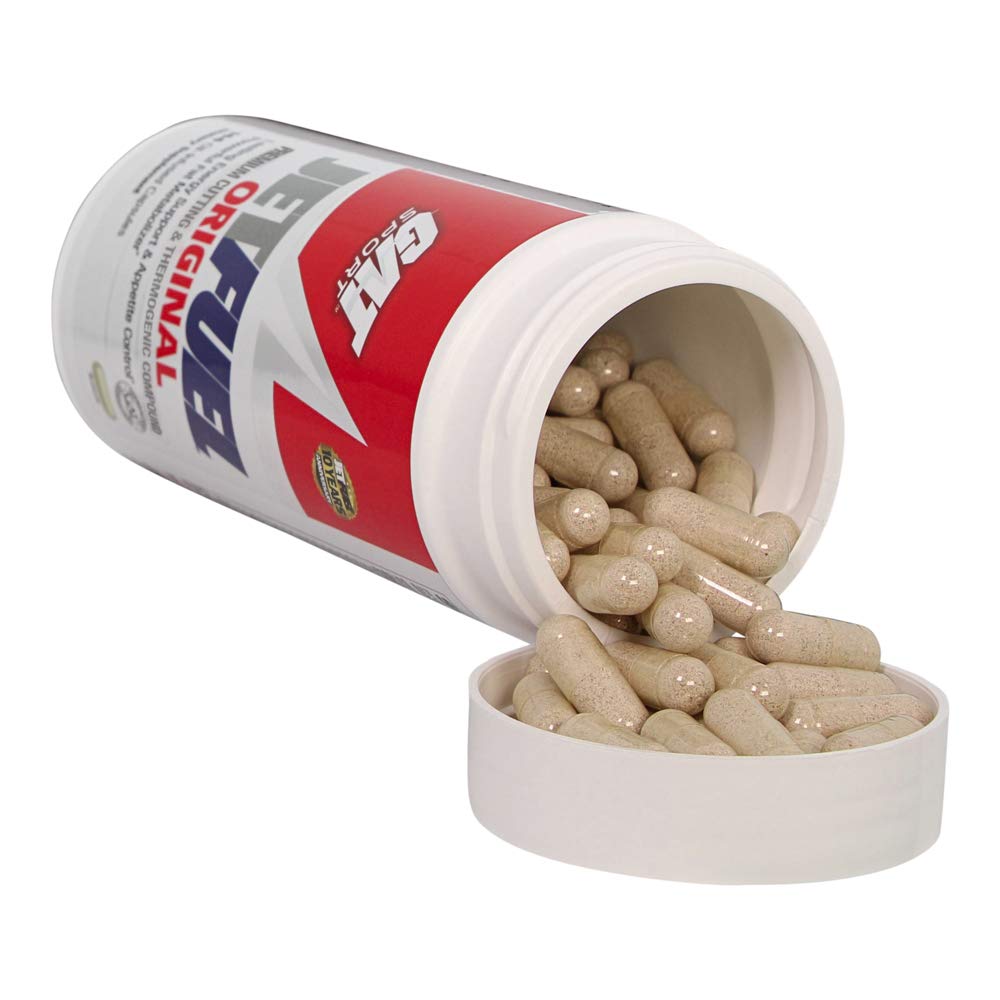 GAT SPORT JetFuel Original - Weight Loss Supplement, Energy Booster, Fat Burner, Appetite Suppressant (144 Capsules)