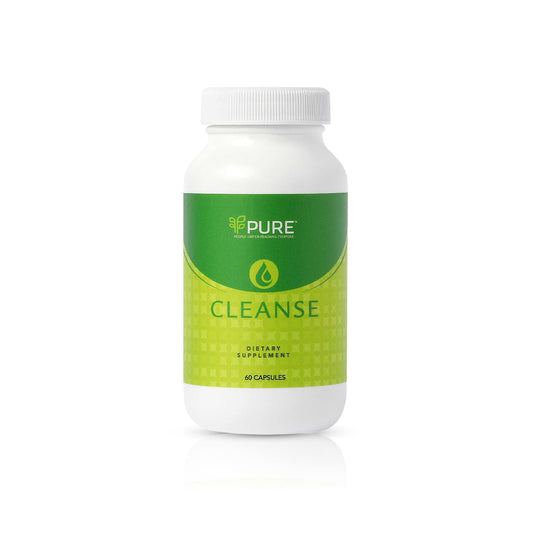 PURE Live Cleanse | Vegan Formula for Better Digestion & Encourages Gut Health - Non-GMO - 60 Capsules
