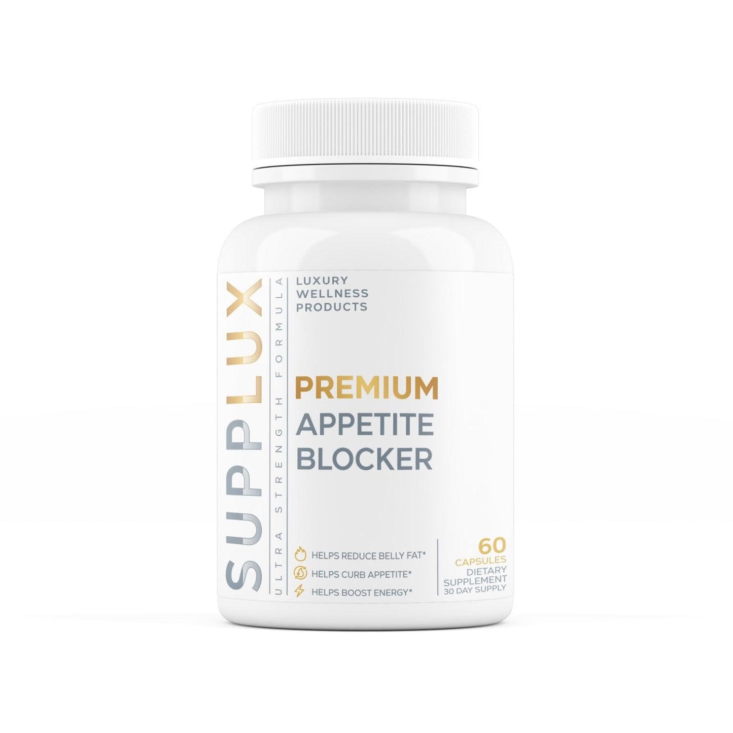 SuppLux | PREMIUM Appetite Suppressant Weight Loss Pills for Women | Belly Fat Burner, Carb Blocker, Energy Booster, Metabolsim Activating | Natural & Safe 3rd Party Tested - 60 Capsules