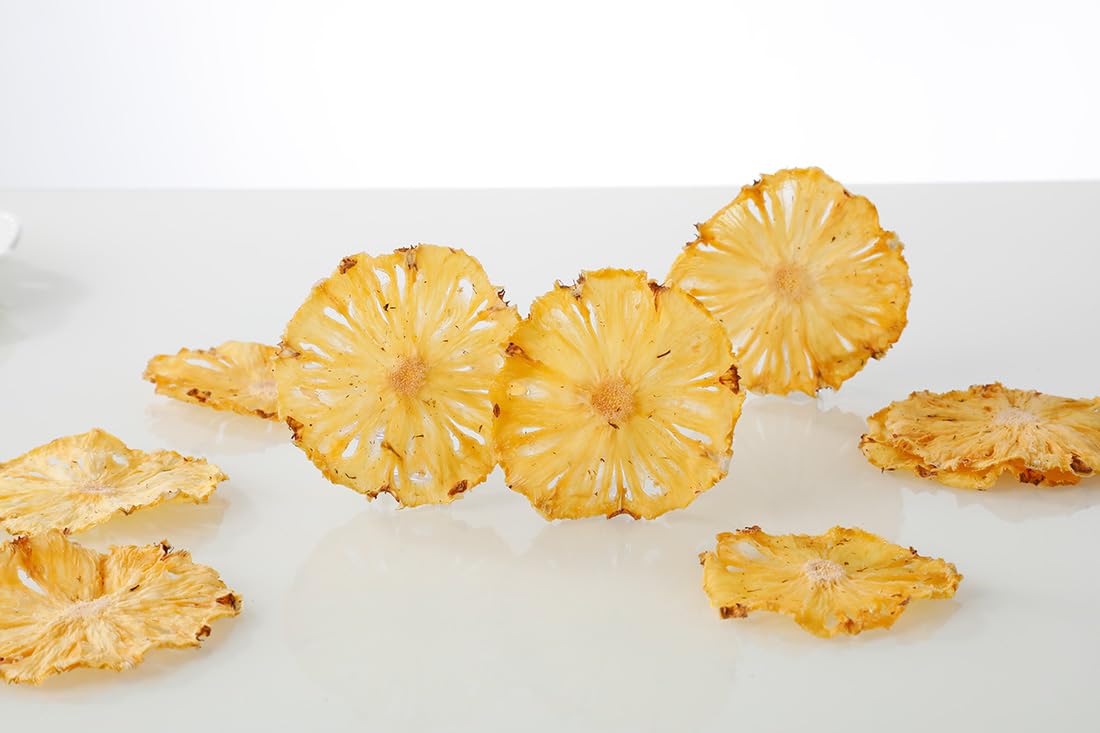 Premium Dried Pineapple 5 Oz142gDehydrated Pineapple Slices100 NaturalNo Sugar Added  No Additives