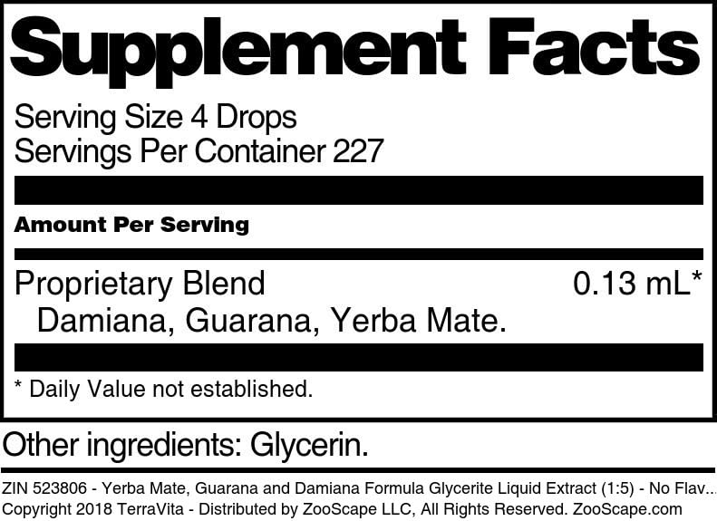 Terravita Slimming Formula Glycerite Liquid Extract (1:5) - No Flavor (1 oz, ZIN: 523806) - 2 Pack