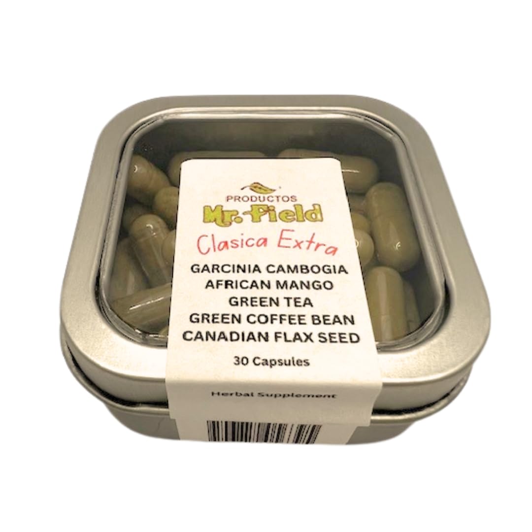 Mr Field Clasica Extra, Garcinia Cambogia, African Mango, Green Tea, Green Coffee Bean, Canadian Flax Seed