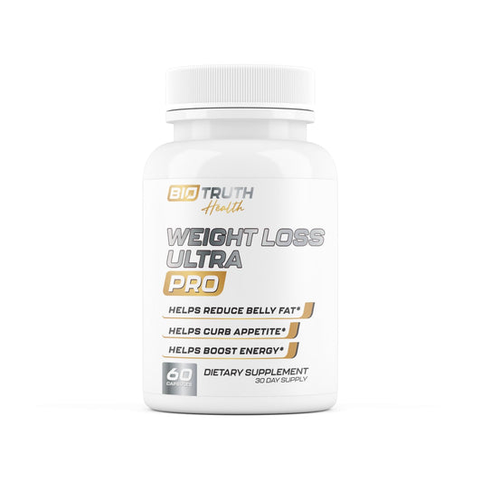 BioTruth Health Weight Loss Ultra | New Weight Loss Formula Pills for Women & Men | Appetite Suppressant Supplement, Fat Burner | 5 Clinically Tested Ingredients | Diet Pills - 60 Capsules