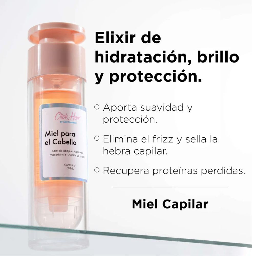 Click Hair Miel para el cabello (2 Pack) Click Hair Honey, Click Hair Products, La Miel de Click Hair, Chick Hair Miel