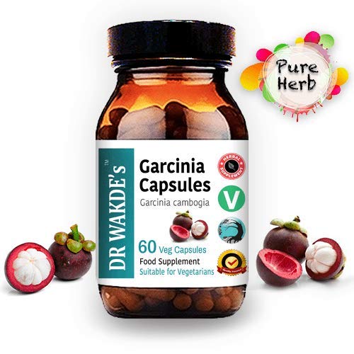 DR WAKDE'S Garcinia Fruit Capsules (Garcinia cambogia, 60 Veg Caps, Plant-Based Supplement, Ayurvedic Herb, All Natural, Vegan)