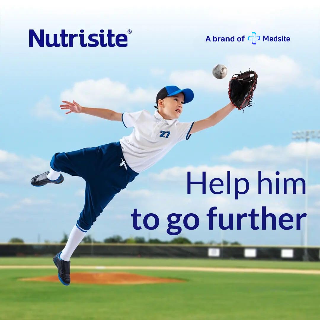 Nutrisite Nutrition Whey Isolate Protein Powder for Special Medical Purposes - Wound Healing Support, Bariatric and Surgery Recovery - Carb, Gluten and Sacarose Free, Unflavored Protein (9.7 Oz)