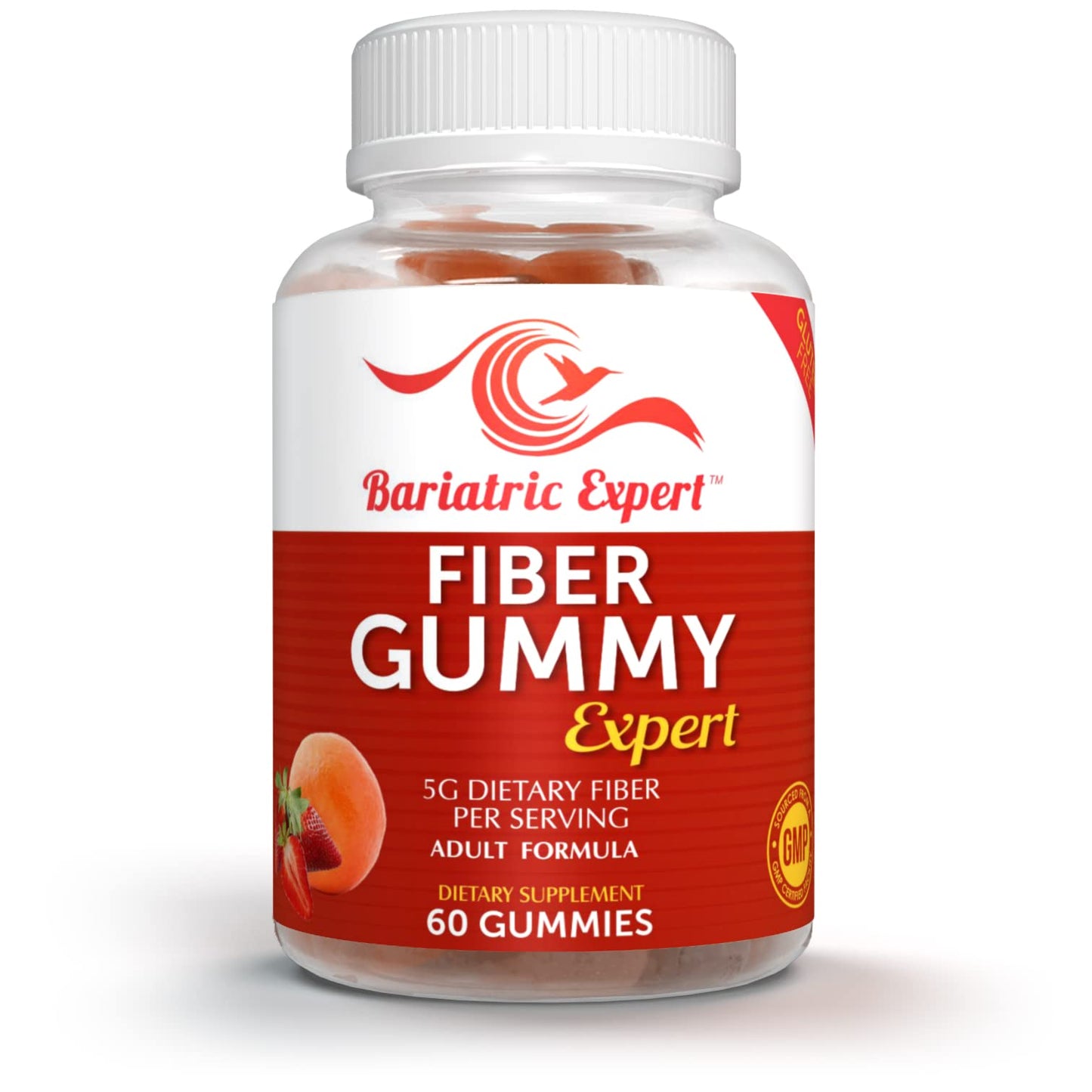 Bariatric Expert Fiber Vitamin - Fast-Melting Dietary Supplement for Adults Post Bariatric Surgery, 60 Count