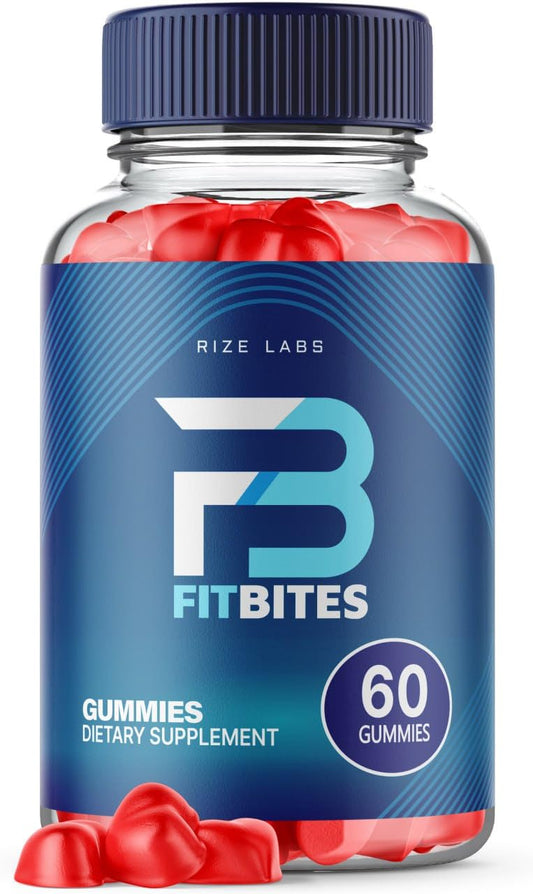 FitBites Gummies, FitBites Keto ACV Gummies for Advanced Weight Loss FitBites Keto + ACV Maximum Strength Supplement, Fit Bites Reviews Gomitas (60 Gummies)