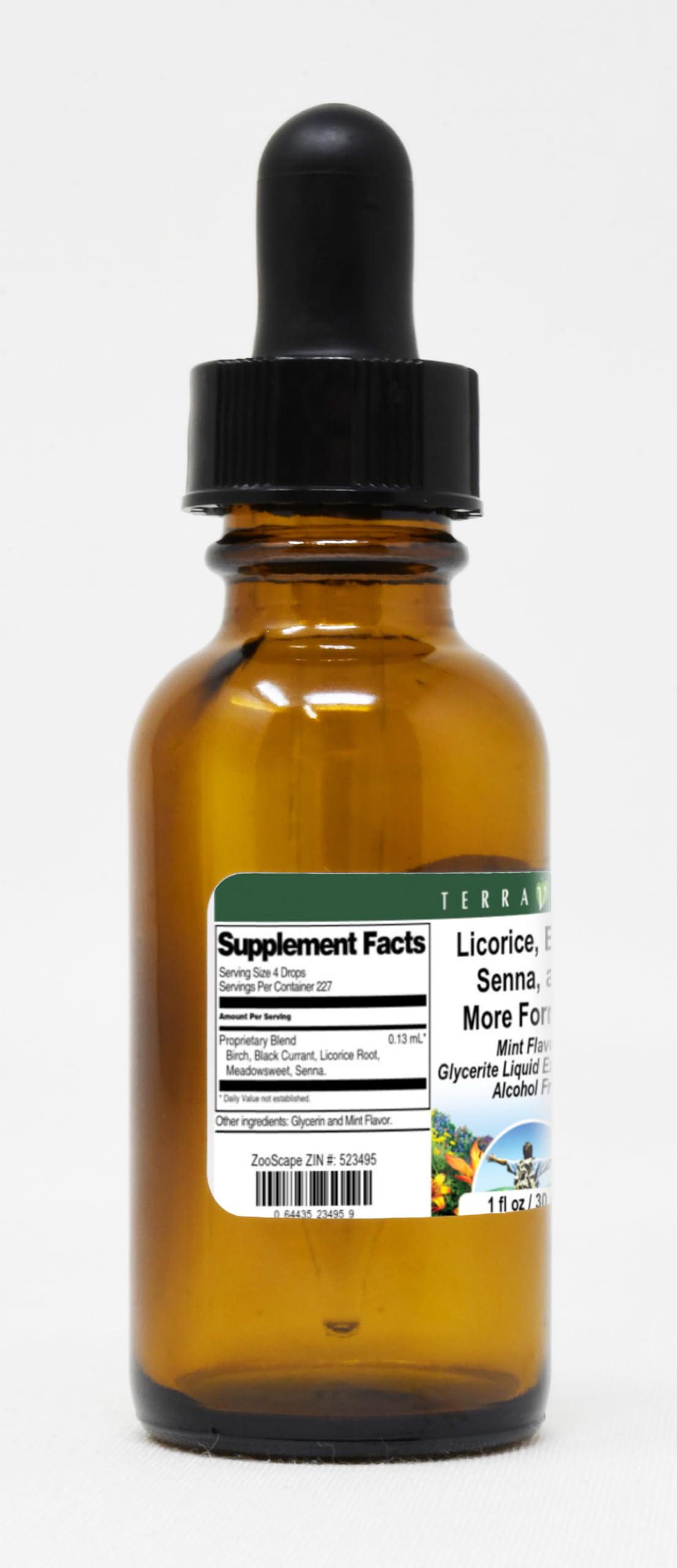 Bowel Cleansing Formula Glycerite Liquid Extract (1:5) - Mint Flavored (1 oz, ZIN: 523495) - 3 Pack