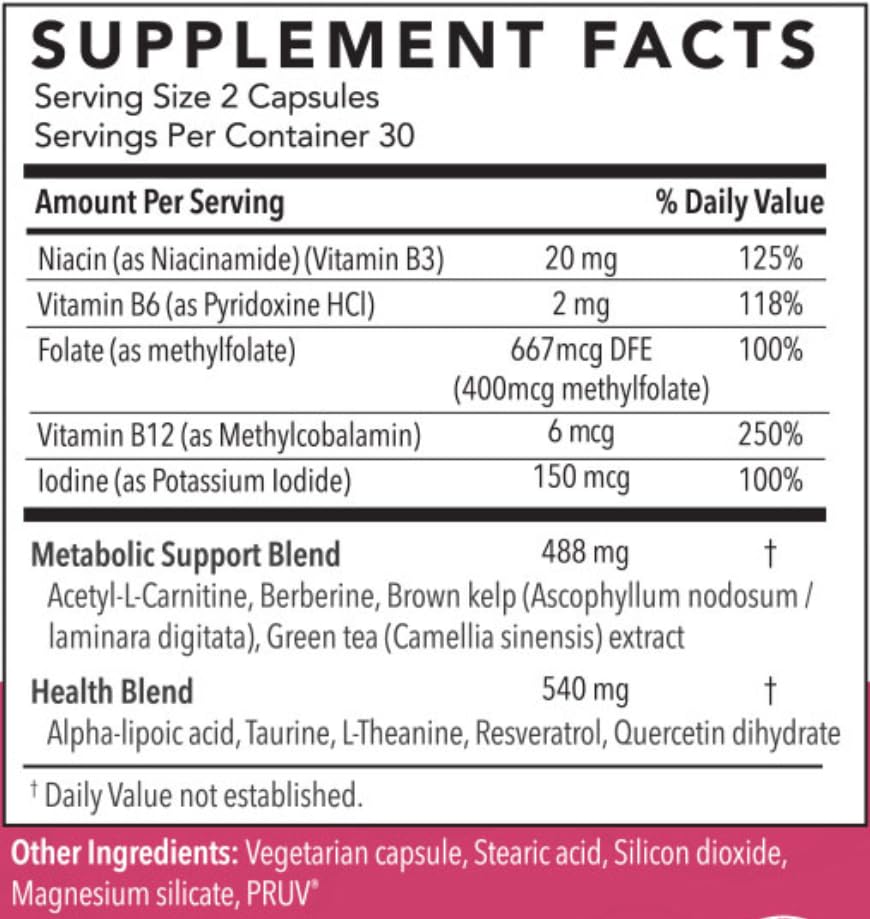 JuniperLIfe OPTIMIZE w/Berberine, Acetyl l-carnitine, Theanine, Alpha-lipoic Acid, Quercitin, and Taurine. | Thyroid Support, Antioxidant Support, Cholesterol Support, Memory Support, Energy Support