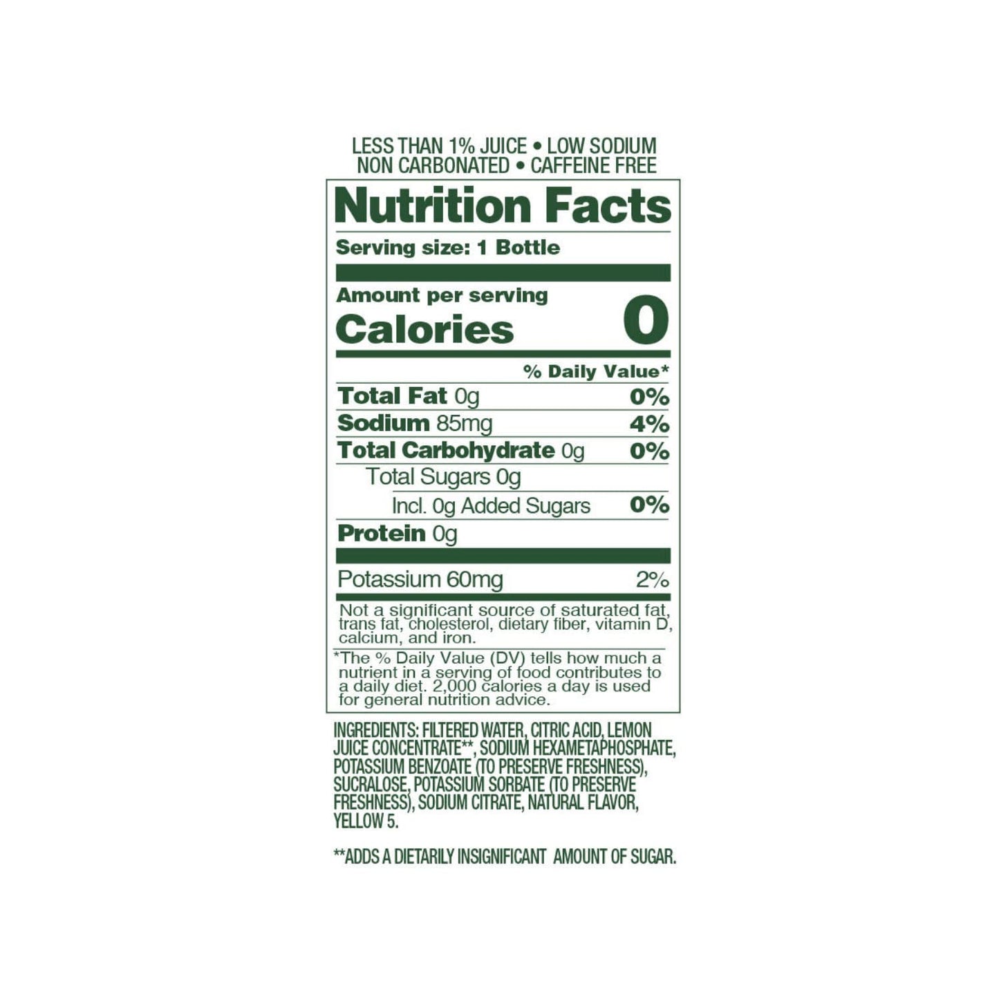 Natures Twist Sugar Free Lemonade 24 pack 4056 Fl Oz Pack of 24