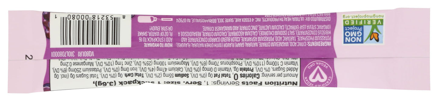 Ultima Replenisher Grape Electrolyte Powder Packet, 0.12 OZ