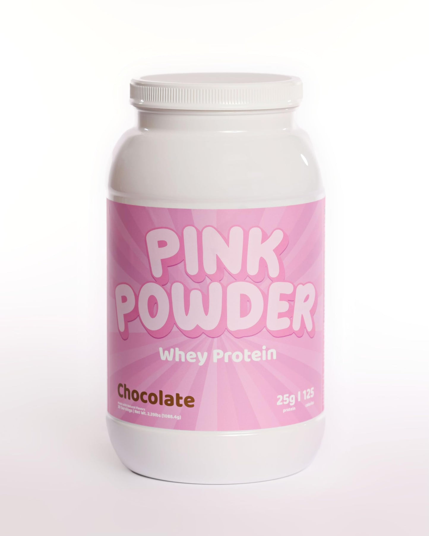 Pink Powder Nutrition - Chocolate Protein Powder 30 Servings x 25g Protein per Serving