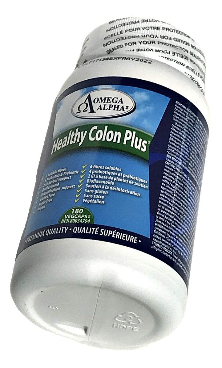 Omega Alpha Healthy Colon Plus 180 Capsules