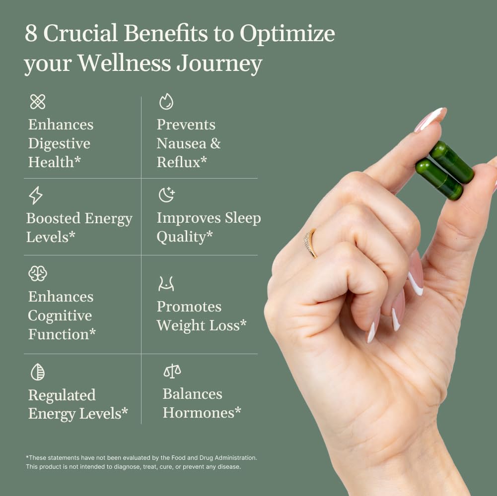 balanced8 GLP-1 Probiotic - GLP1 Side Effect Support Supplement for Semaglutide & Tirzepatide Users, 36 Key Ingredients, Supports Digestive Comfort, Enhances Gut Health, Made in USA, 120 Capsules