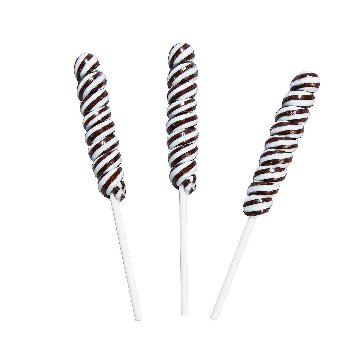 Mini Twisty Lollipops Unicorn Pops Nostalgic Candy Suckers 24 Pieces Individually Wrapped Black