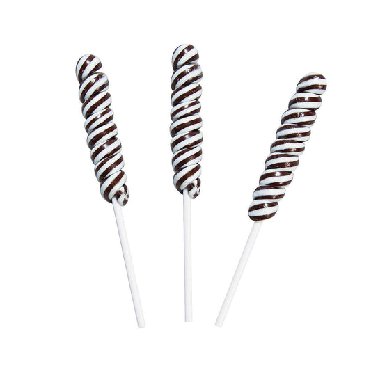 Mini Twisty Lollipops Unicorn Pops Nostalgic Candy Suckers 24 Pieces Individually Wrapped Black