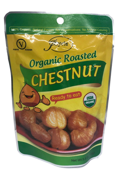 Joycie Organic Whole Roasted and Peeled Chestnuts 35Ounce Bags Pack of 6