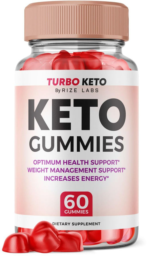 rize labs - Turbo Keto ACV Gummies for Advanced Weight Loss with Apple Cider Vinegar, Supplement Helps Reducing Belly Fat, for Extra Strength (60 Gummies)