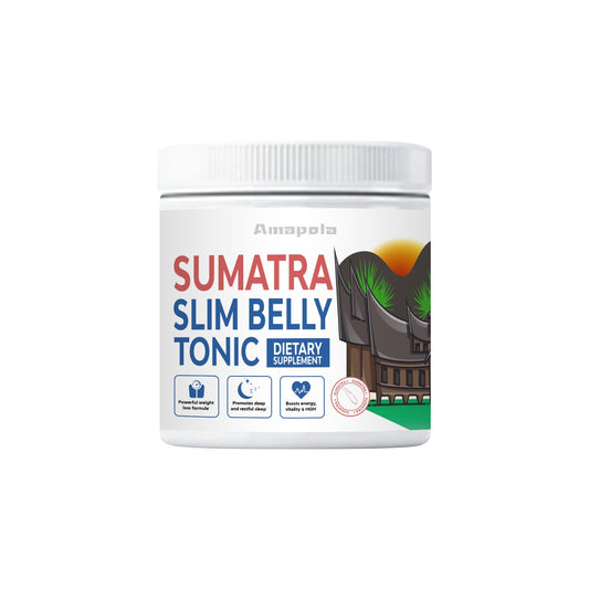 Amapola Sumatra Powder - Sumatra Slim Belly Tonic Powder (Single, 30 Servings)