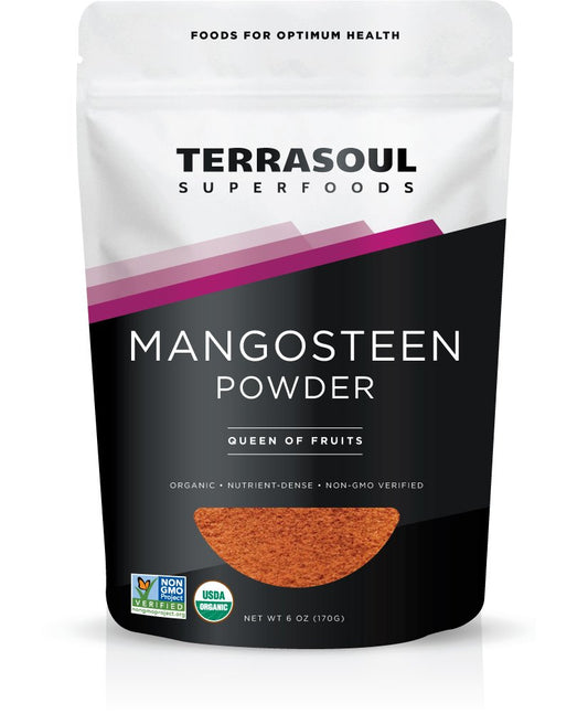 Terrasoul Superfoods Mangosteen Fruit Powder Organic 6 Ounces